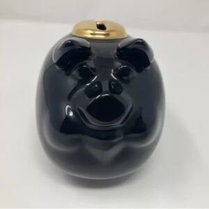 Vintage Harley Davidson 7.5” Piggy Bank Logo Ceramic Glossy 2002